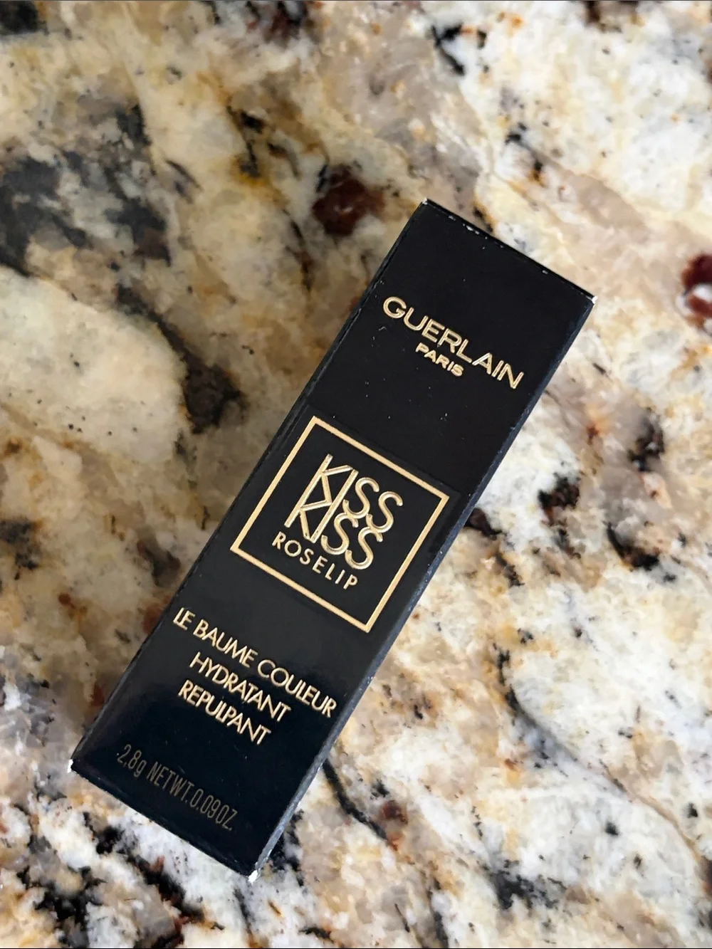⚡️🖤GUERLAIN KissKiss Roselip Tinted Lip Balm Peach Party